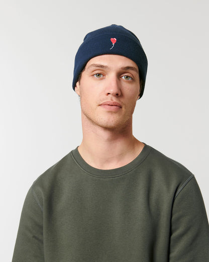 Rib Beanie- Incrabible Est.2021 - French Navy