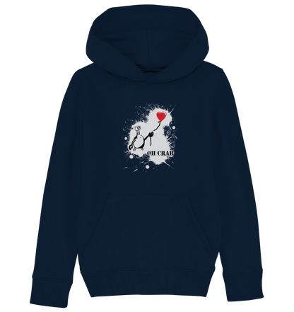 Kids Hoodie Oh Crab - Incrabible Est. 2021- French Navy