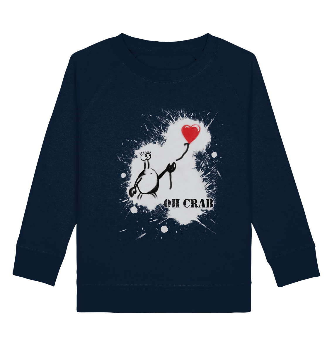 Kids Sweatshirt Oh Crab - Incrabible Est. 2021- French Navy