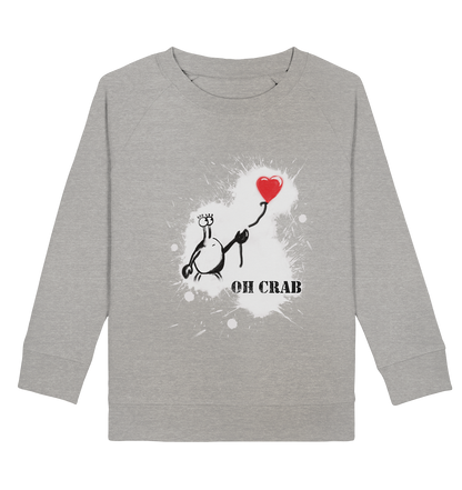 Kids Sweatshirt Oh Crab - Incrabible Est. 2021- Heather Grey