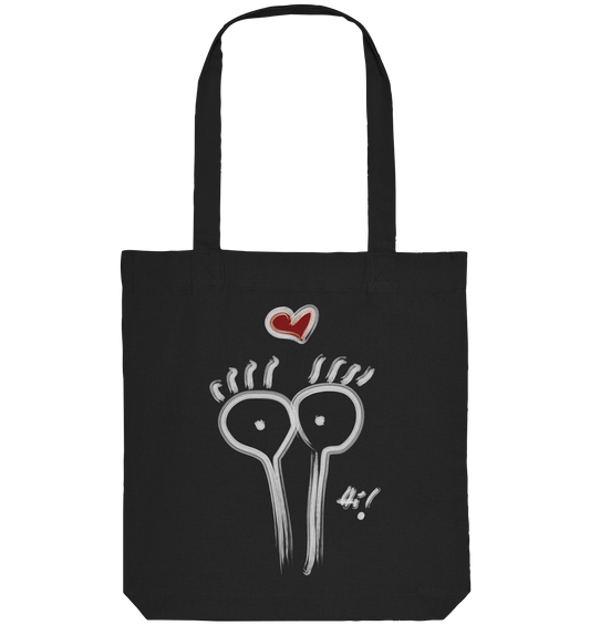 Shopping Bag Big Eyes- Incrabible Est.2021 Black